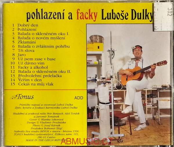 Pohlazení a facky Luboše Dulky , CD