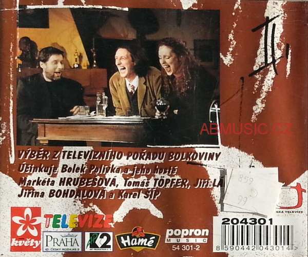 Bolkoviny II. - Bolek Polívka a hosté , CD
