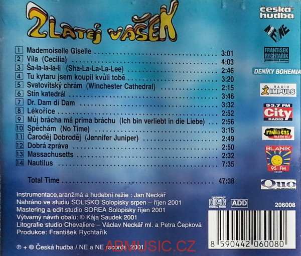 Václav Neckář - Zlatej Vašek , CD