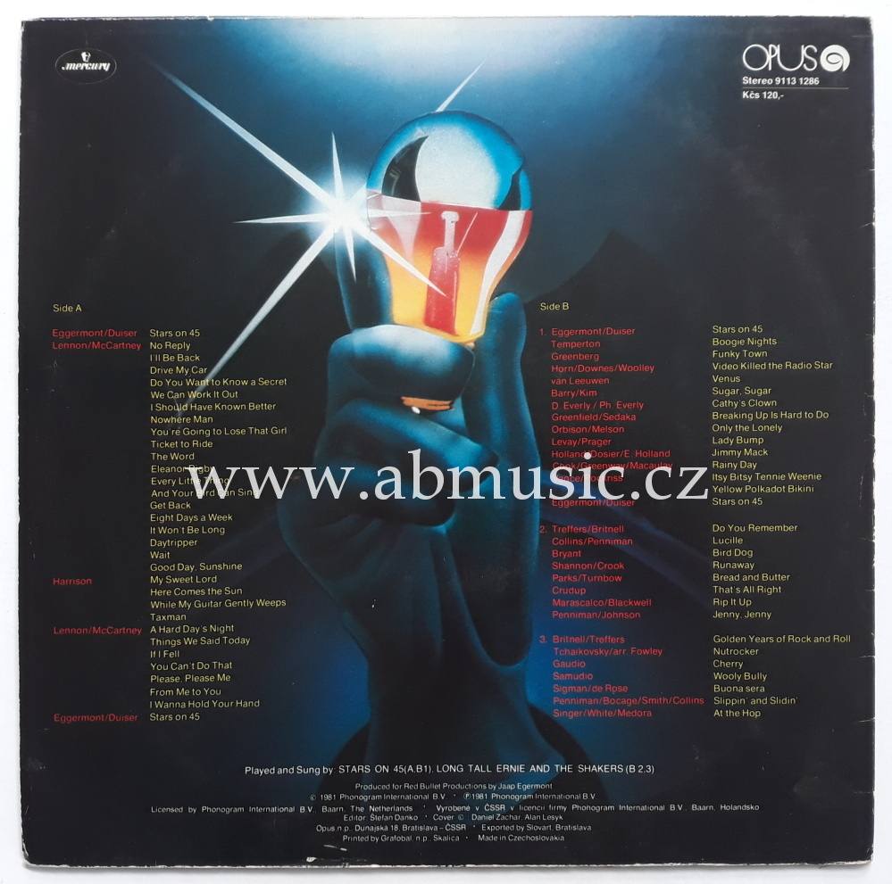 LP STARS ON 45 VOLUME I. ABBA....