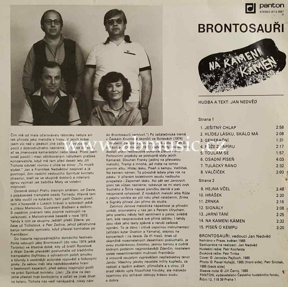 LP Brontosauři - Na kameni kámen