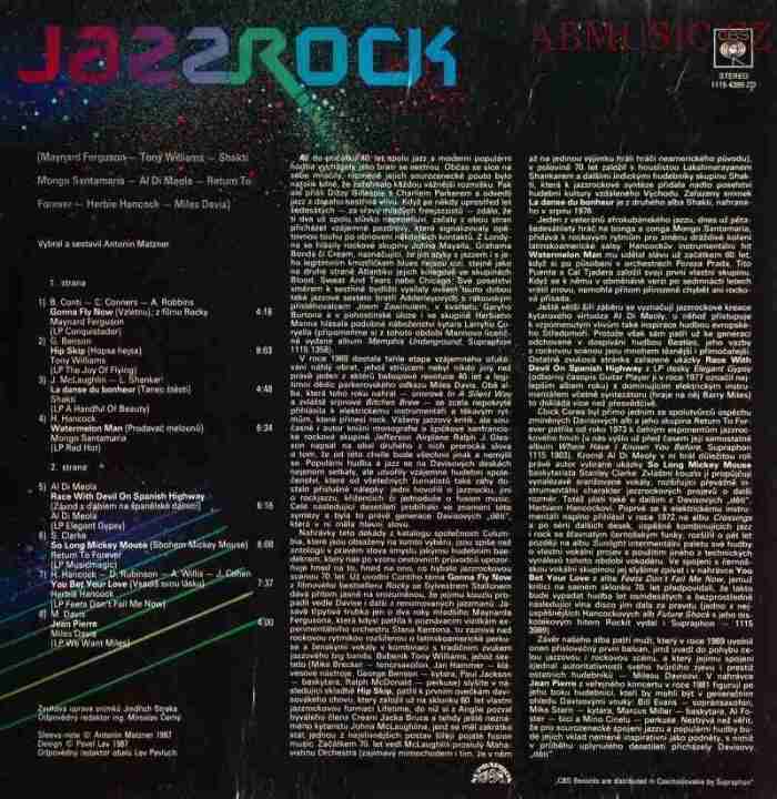 LP JAZZROCK - Ch. Corea , M. Davis , H. Hancock