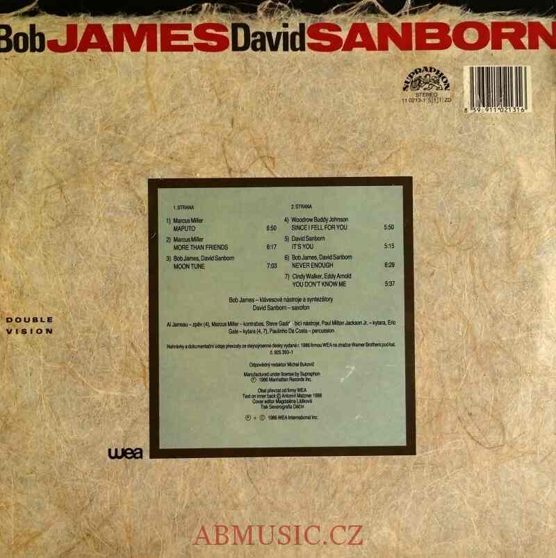LP BOB JAMES / DAVID SANBORN - Double Vision  