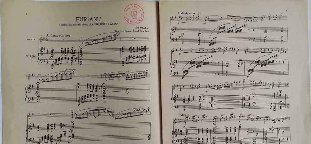 Jiří Fiala - Furiant a variace na národní píseň Lásko, bože lásko 