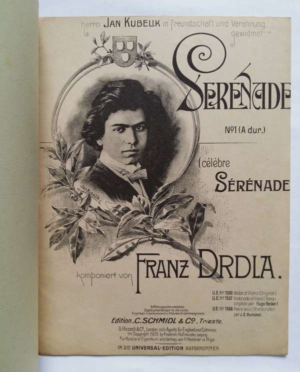 Franz Drdla - Serenade 1 - violoncello a klavír