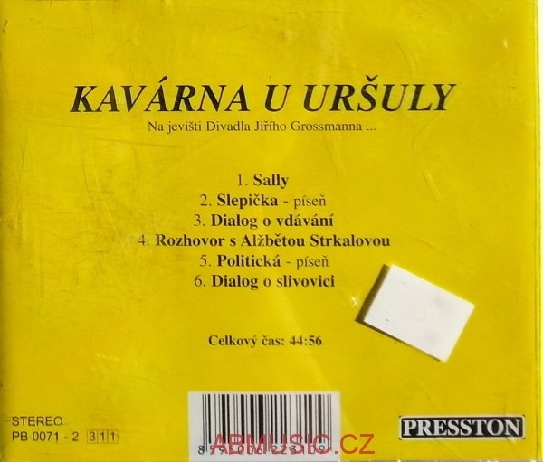 Kavárna u Uršuly - Šimek , Kluková CD
