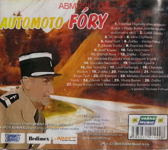 Václav Faltus - Automoto fóry , CD