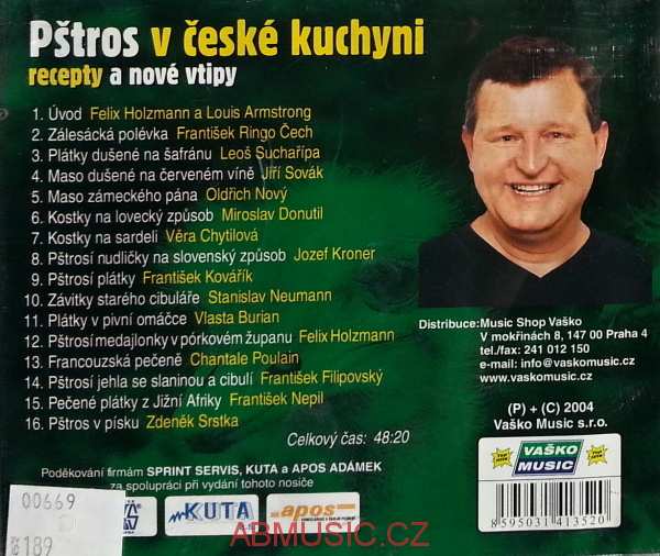Pštros v české kuchyni , CD