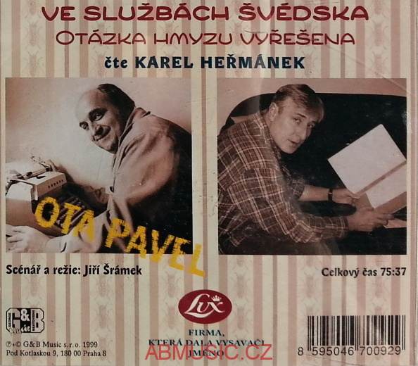 Ota Pavel - Ve službách Švédska , CD