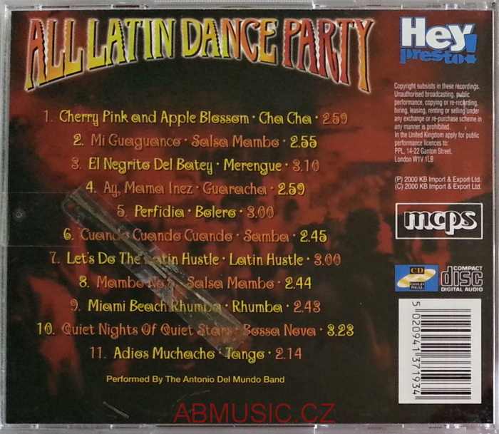 All latin dance party , CD