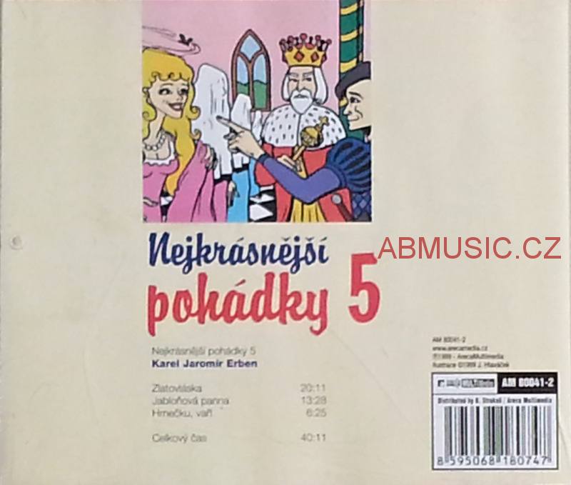 CD Nejkrásnější pohádky 5 - Zlatovláska