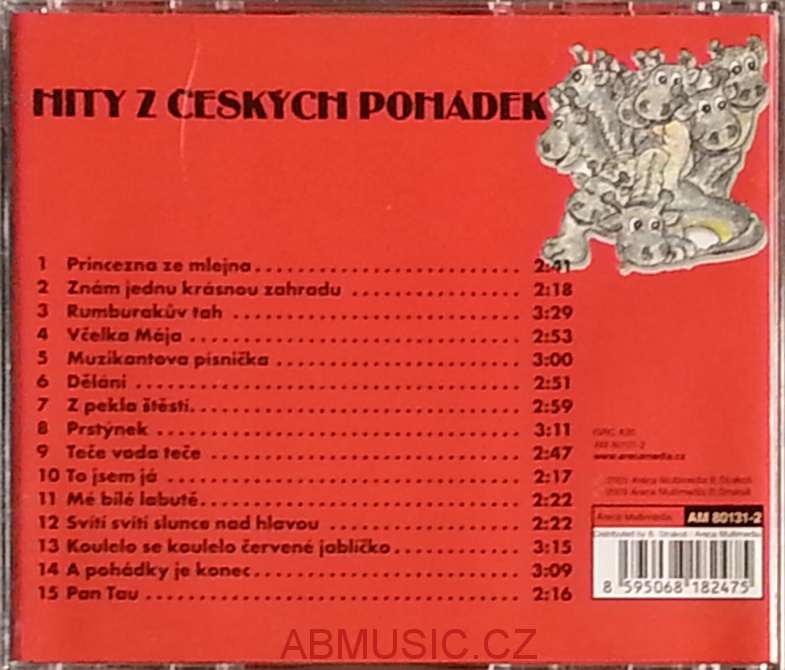 Hity z českých pohádek , CD