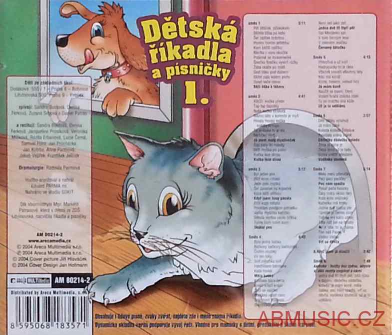 Dětská říkadla a písničky 1. CD