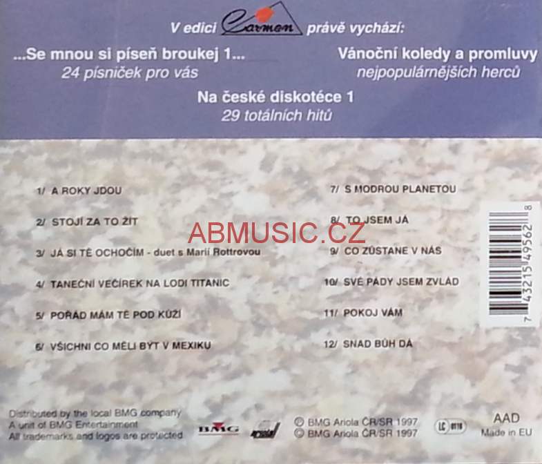 Jiří Zmožek - A roky jdou , CD