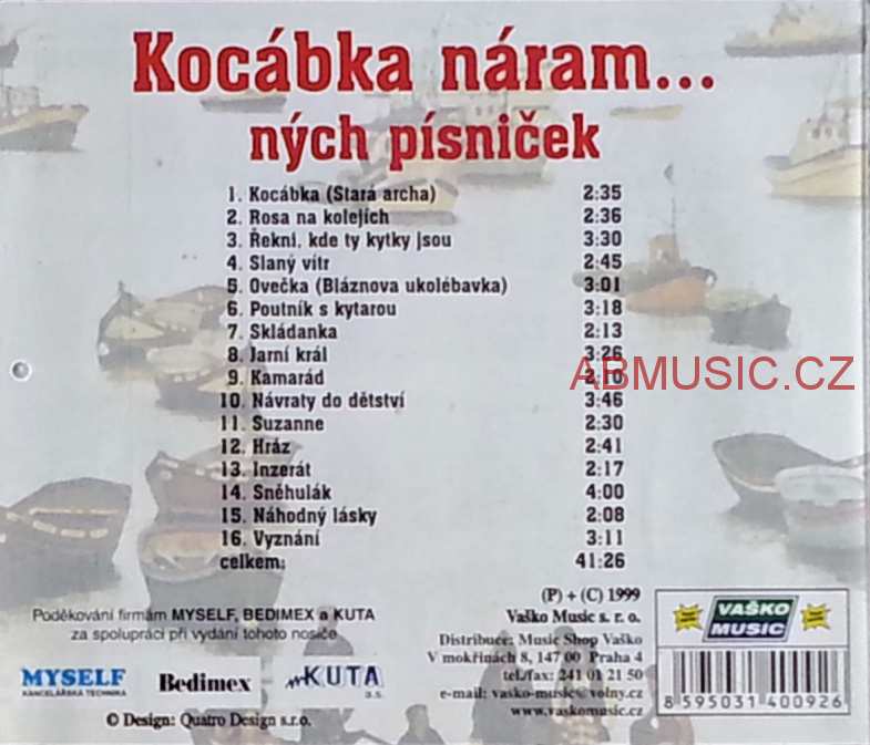 Kocábka náram...ných písniček CD  
