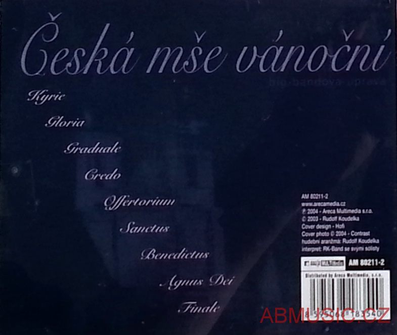 Česká mše vánoční Big-bandová úprava CD