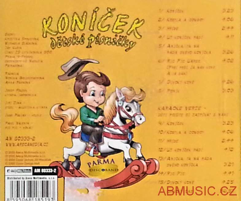 Koníček - Dětské písničky , CD