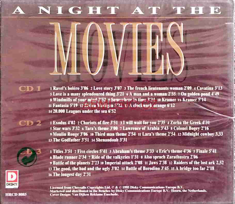 A Night At The Movies - London Philharmonic Orchestra , 3CD Box