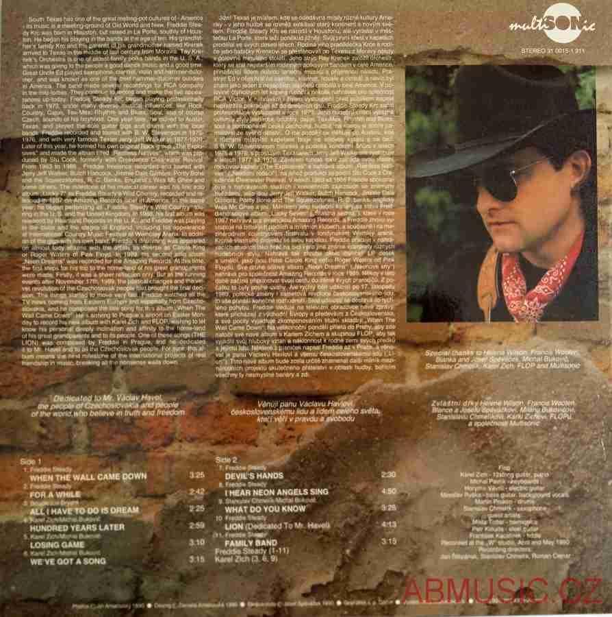 Freddie Steady ‎– When The Wall Came Down LP deska / Vinyl