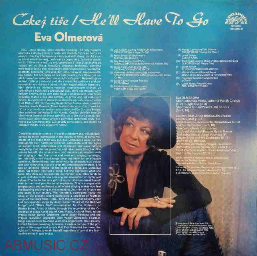 LP Eva Olmerová - Čekej tiše LP deska / Vinyl
