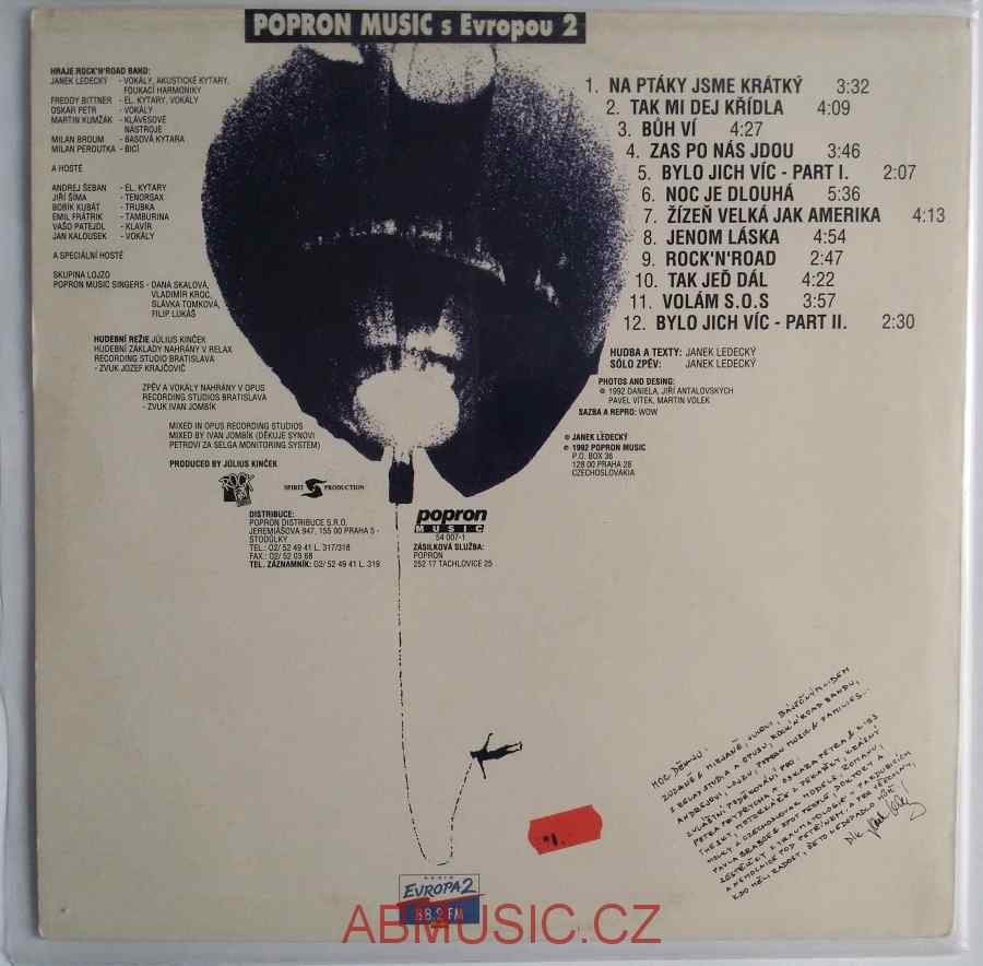 LP Janek Ledecký - Na ptáky jsme krátký LP deska / Vinyl