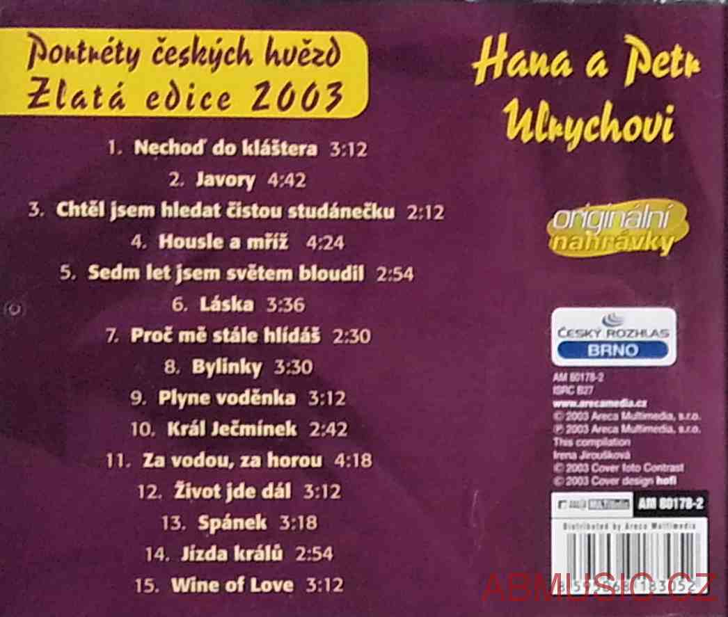 Hana a Petr Ulrychovi - Portréty českých hvězd CD