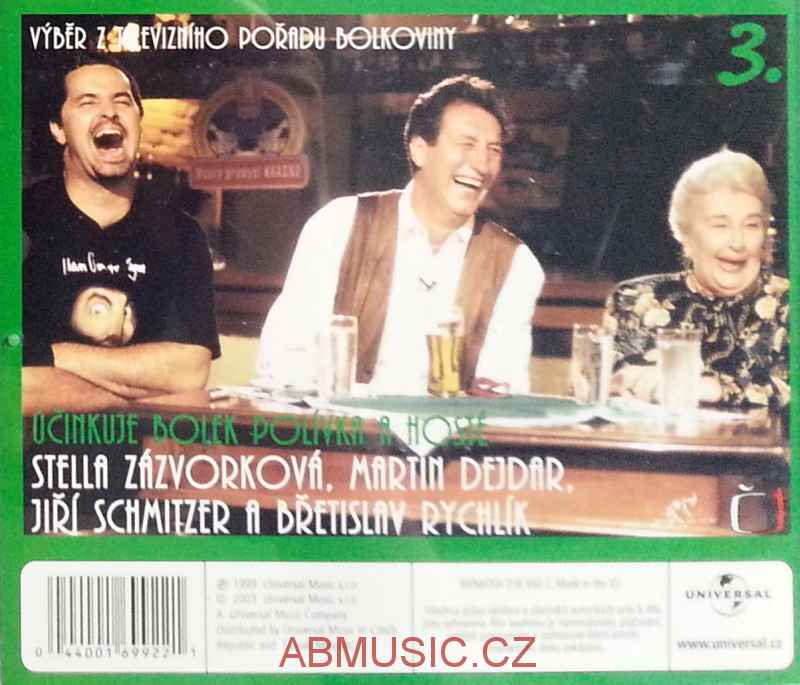 Bolkoviny III. - Bolek Polívka a hosté , CD