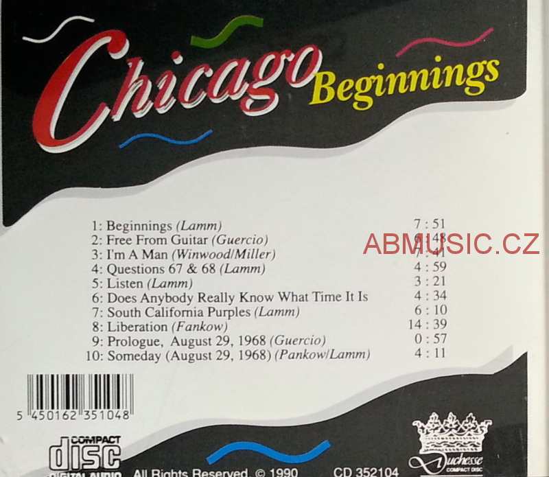 Chicago - Beginnings CD