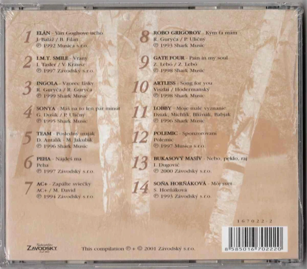 CD Romantika 1 - Elán , Team , Peha ... CD