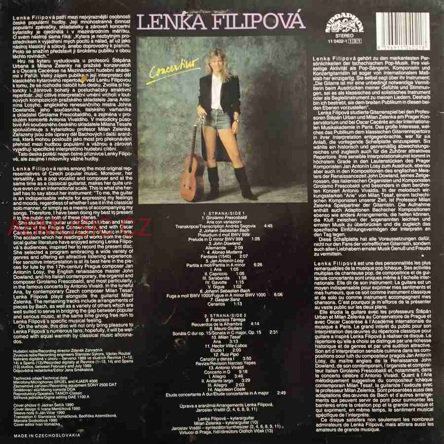 LP Lenka Filipová - Concertino , Vinyl