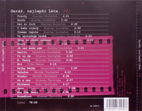 Garáž - Nejlepší léta 2 , CD