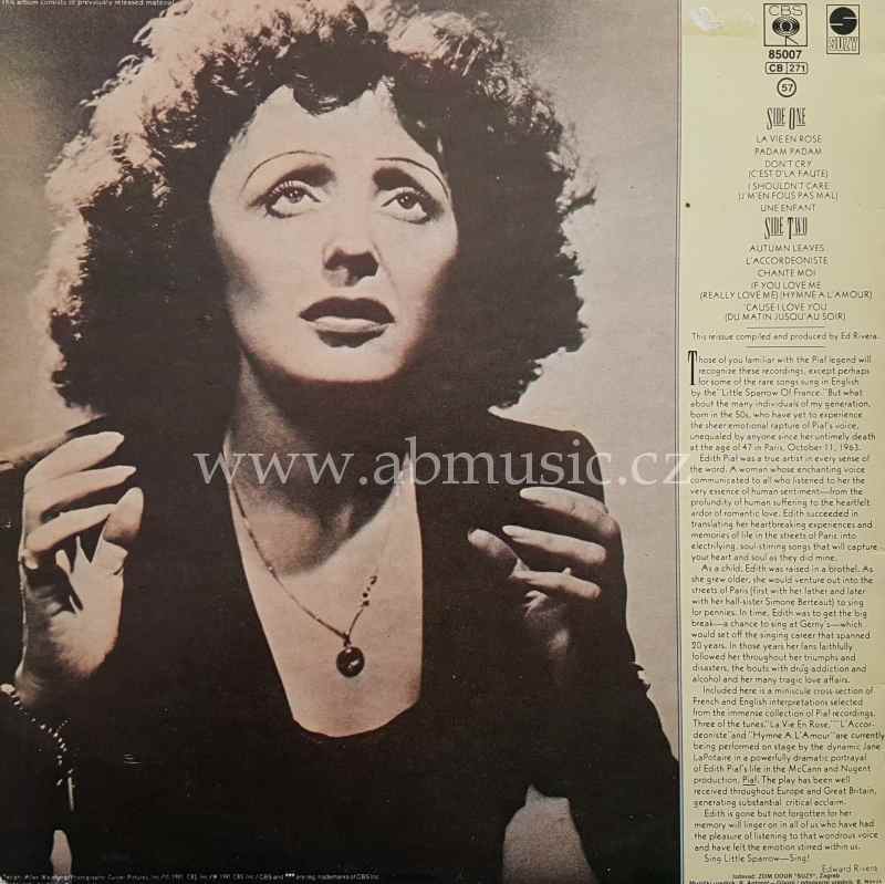 LP Edith Piaf - The Great Edith Piaf