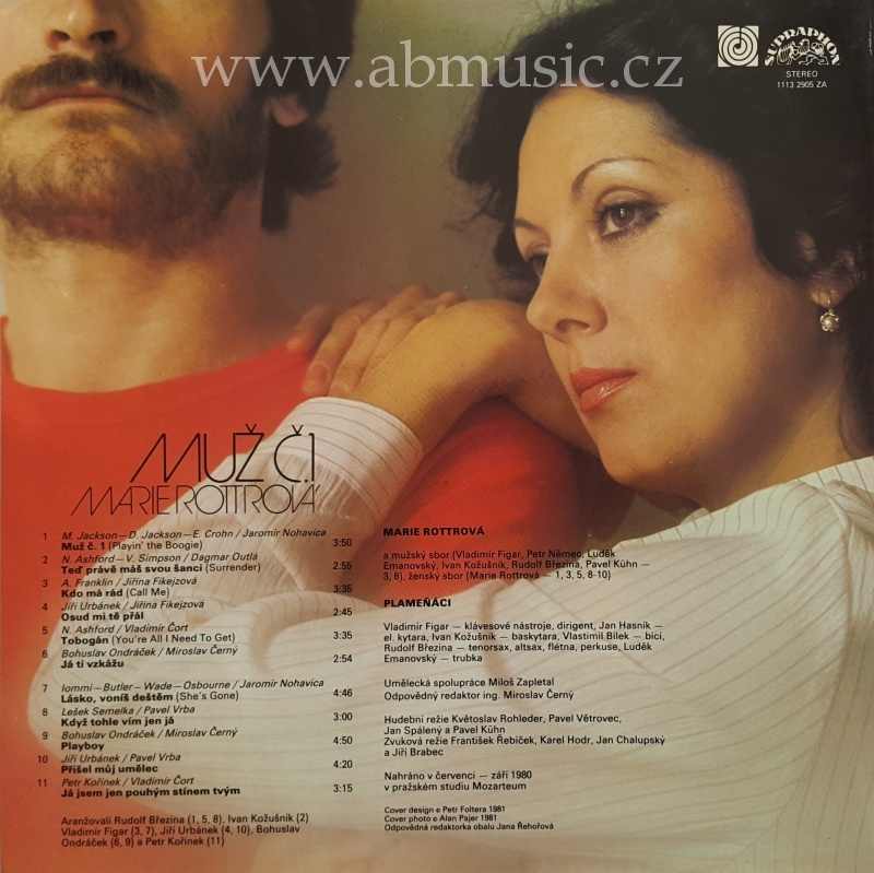 LP Marie Rottrová - Muž č. 1