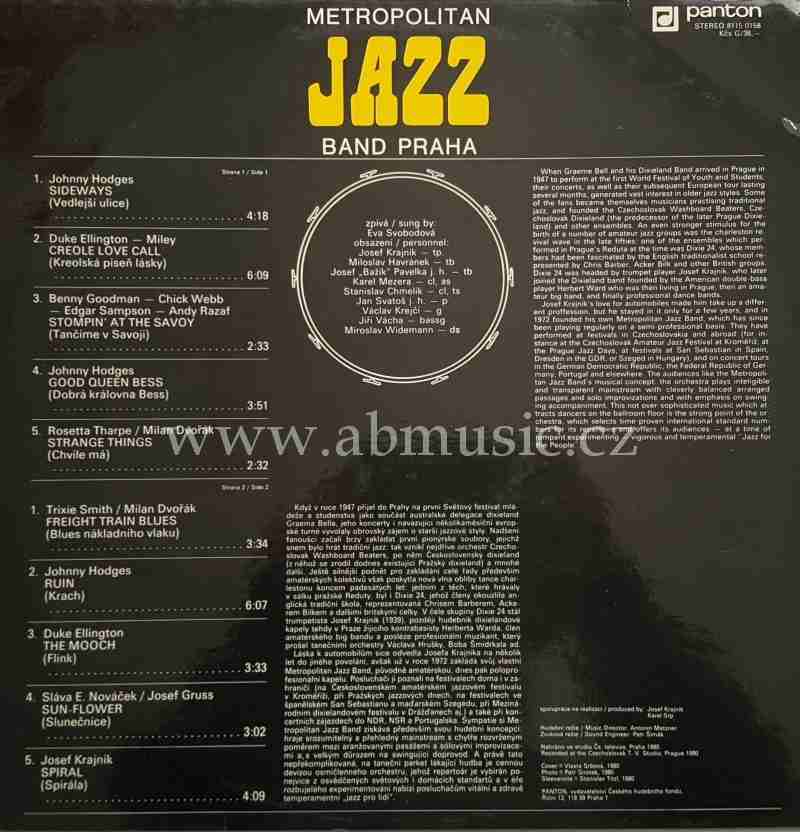 LP Metropolitan Jazz Band Praha - Spirála