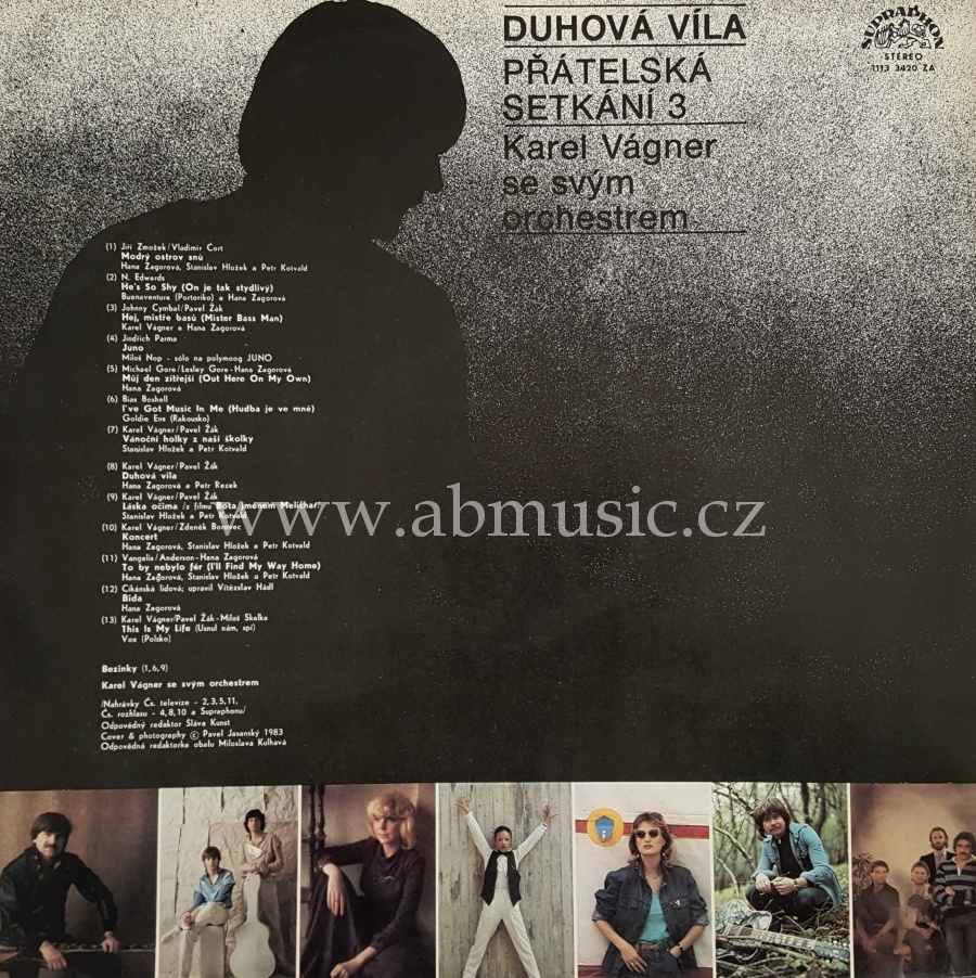 LP Přátelská setkání 3 - Rezek , Zagorová , Vox , Kotvald