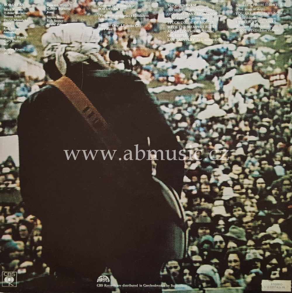 LP Bob Dylan Hard Rain Live