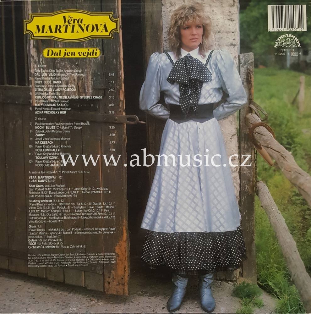 LP Věra Martinová - Dál jen vejdi