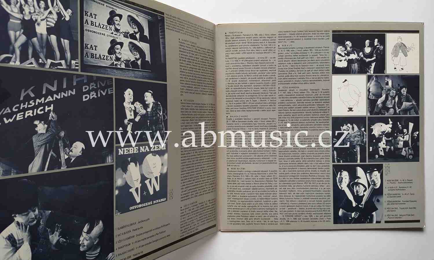 2 LP To bylo Osvobozené divadlo 2 , 1934 - 1938 , Voskovec, Werich, Ježek