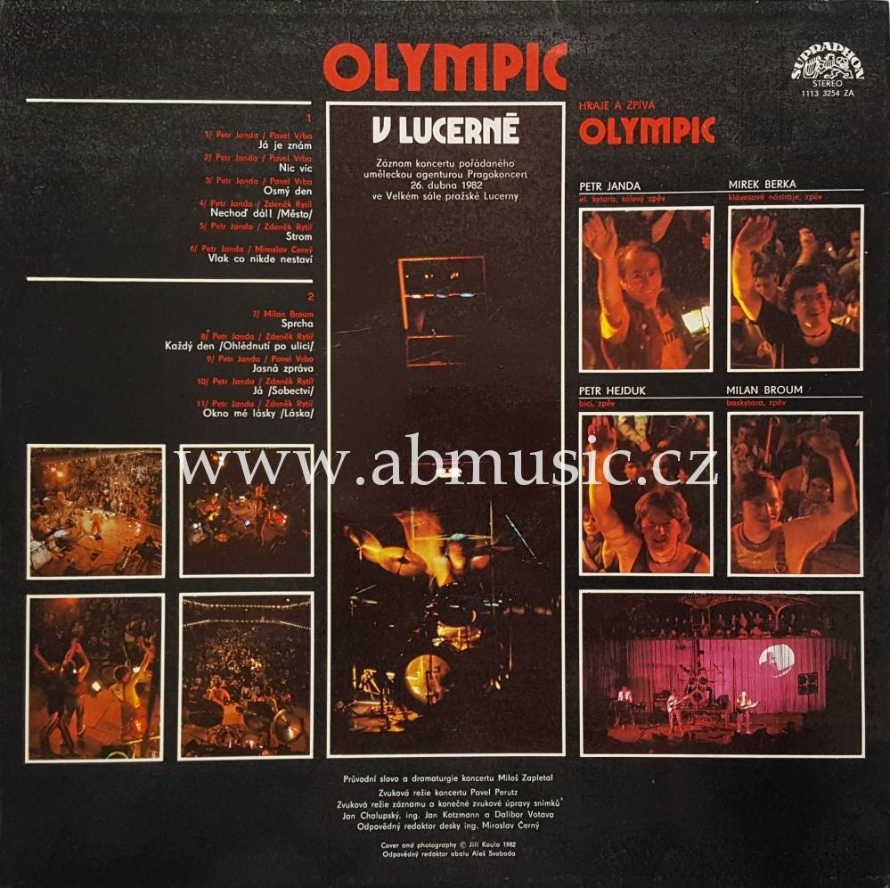 LP OLYMPIC - V Lucerně 1982