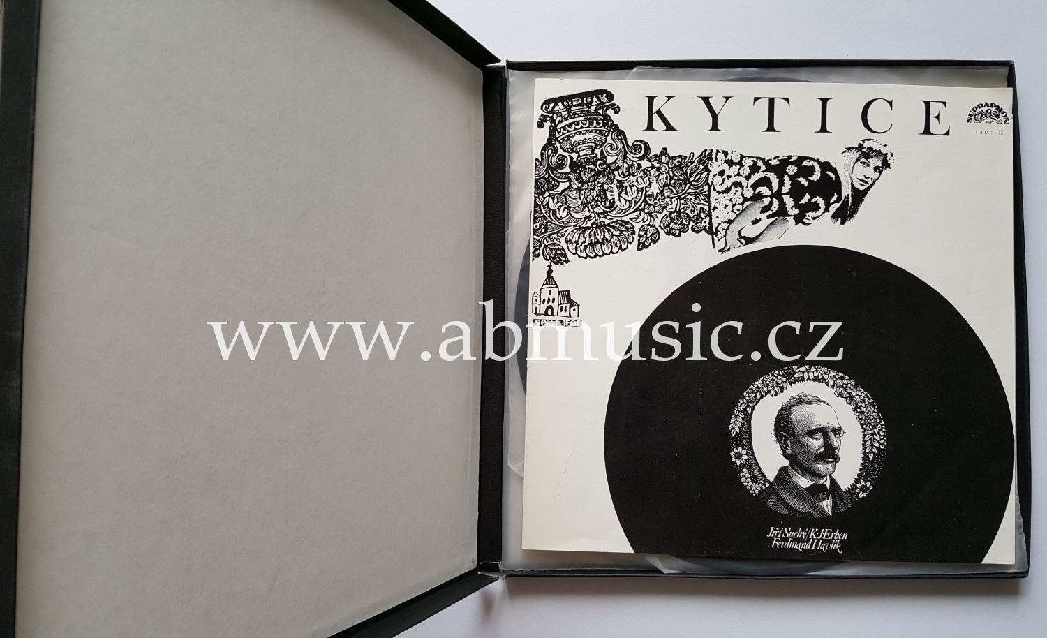 3 LP KYTICE - Jiří Suchý / K. J. Erben , Ferdinand Havlík BOX