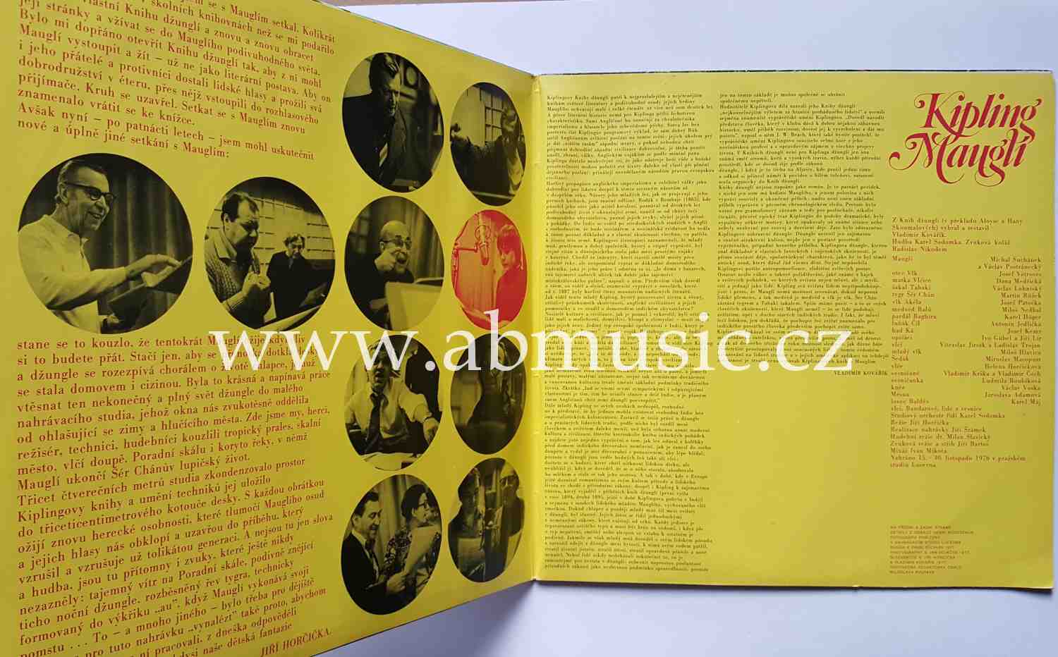 2 LP Kipling - Mauglí 