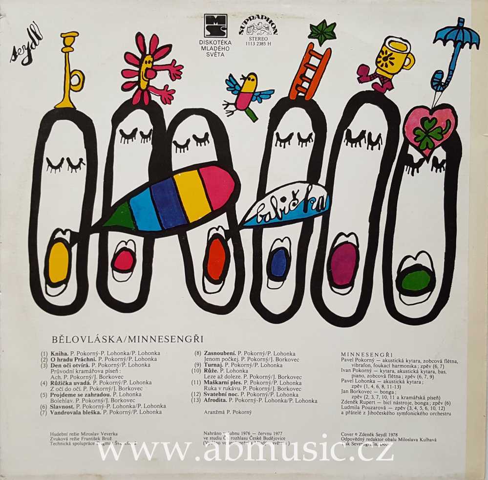 LP Minnesengři - Bělovláska , Vinyl
