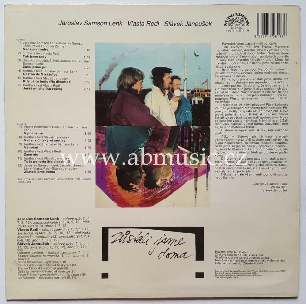 LP Lenk / Redl / Janoušek - Zůstali jsme doma