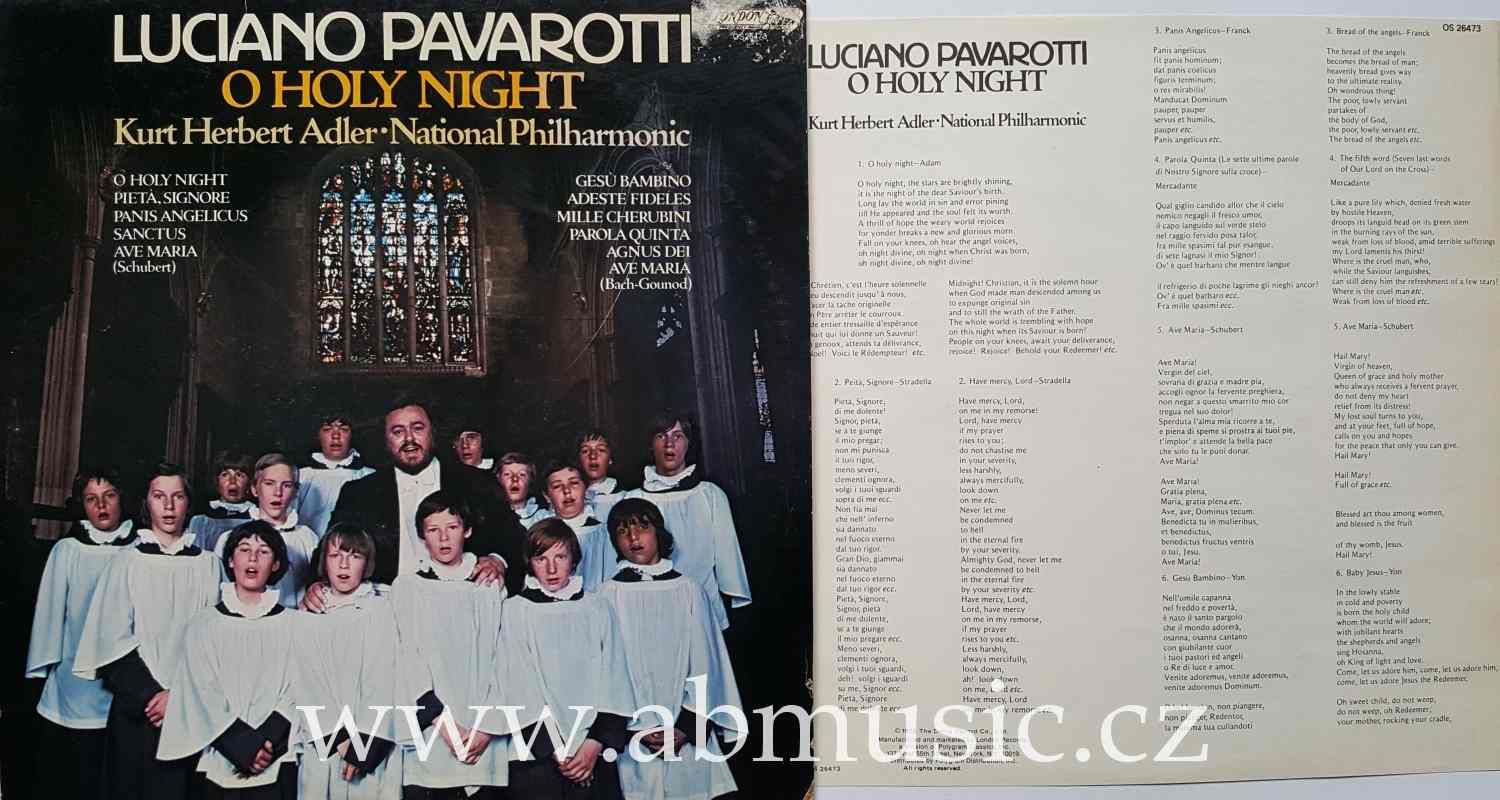 LP Luciano Pavarotti - O Holy Night