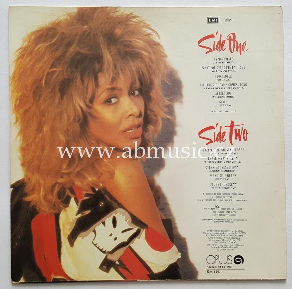 LP Tina Turner - Break Every Rule