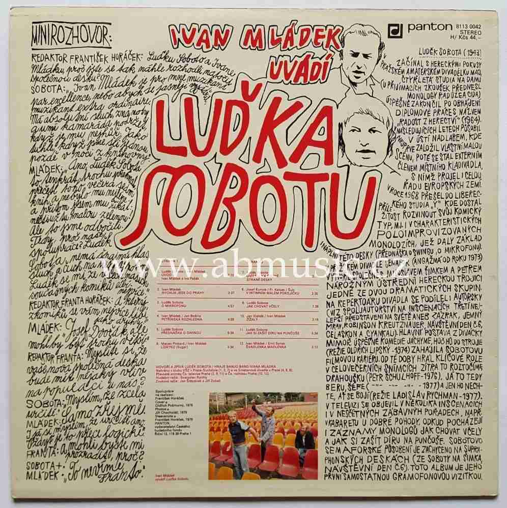 LP Ivan Mládek uvádí Luďka Sobotu