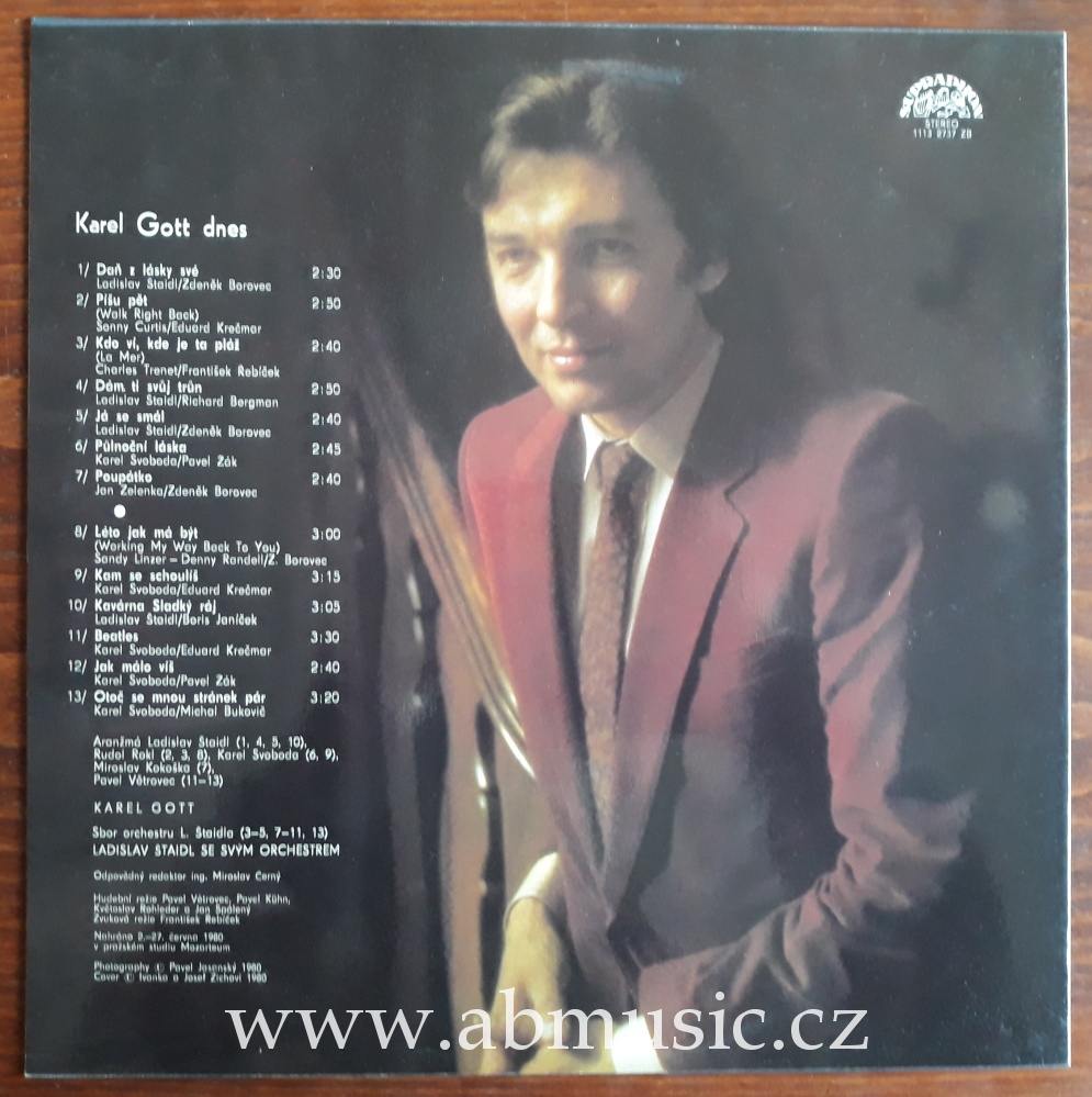 LP Karel Gott - Dnes