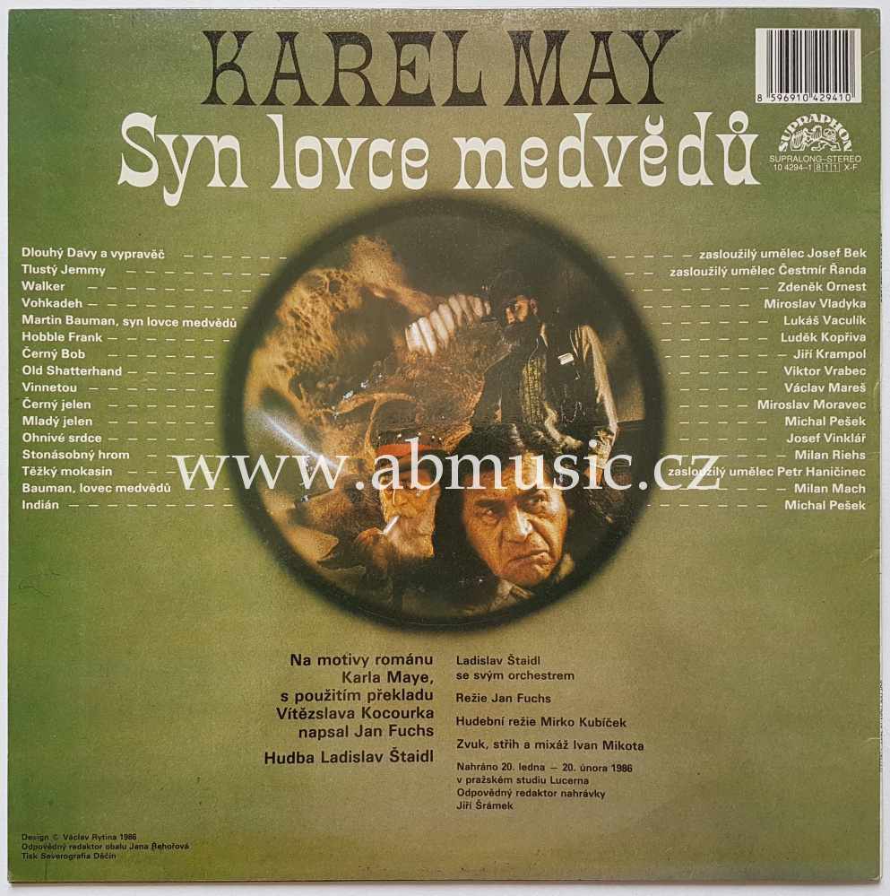 LP Karel May - Syn lovce medvědů