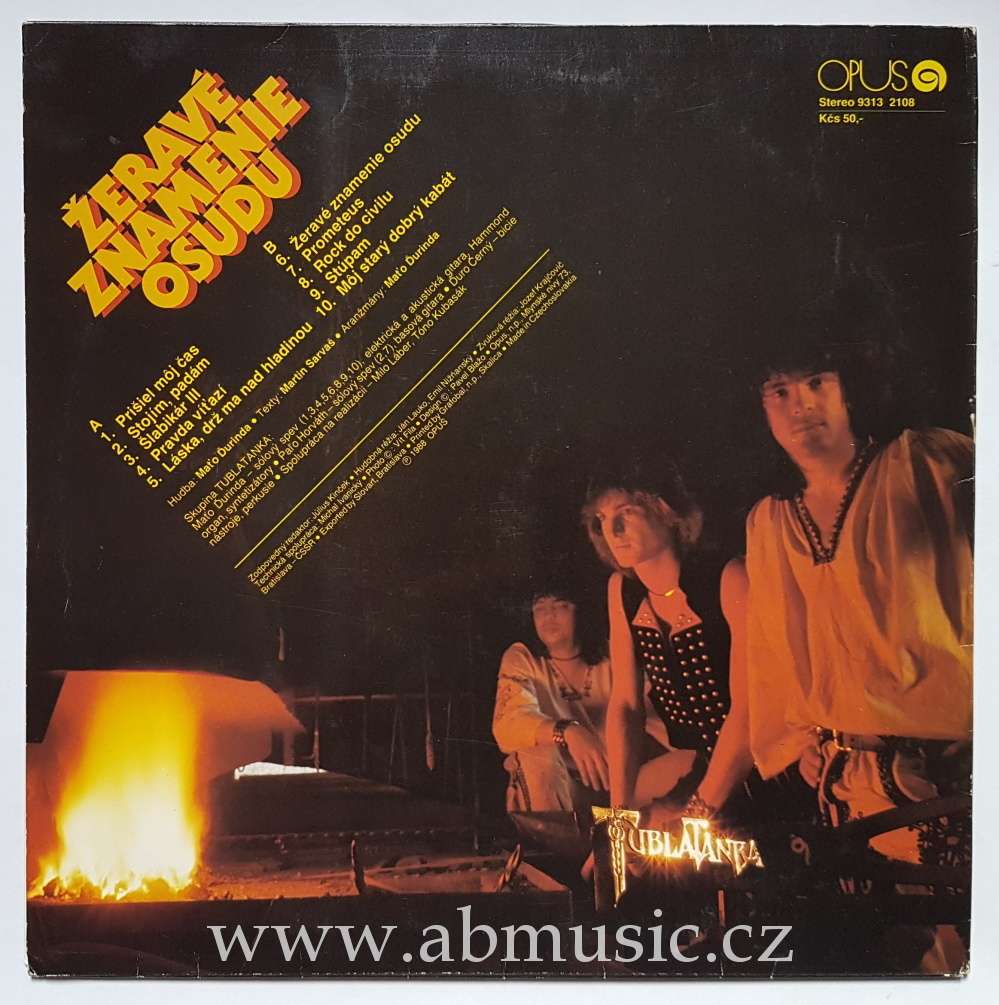 LP Tublatanka - Žeravé znamenie osudu
