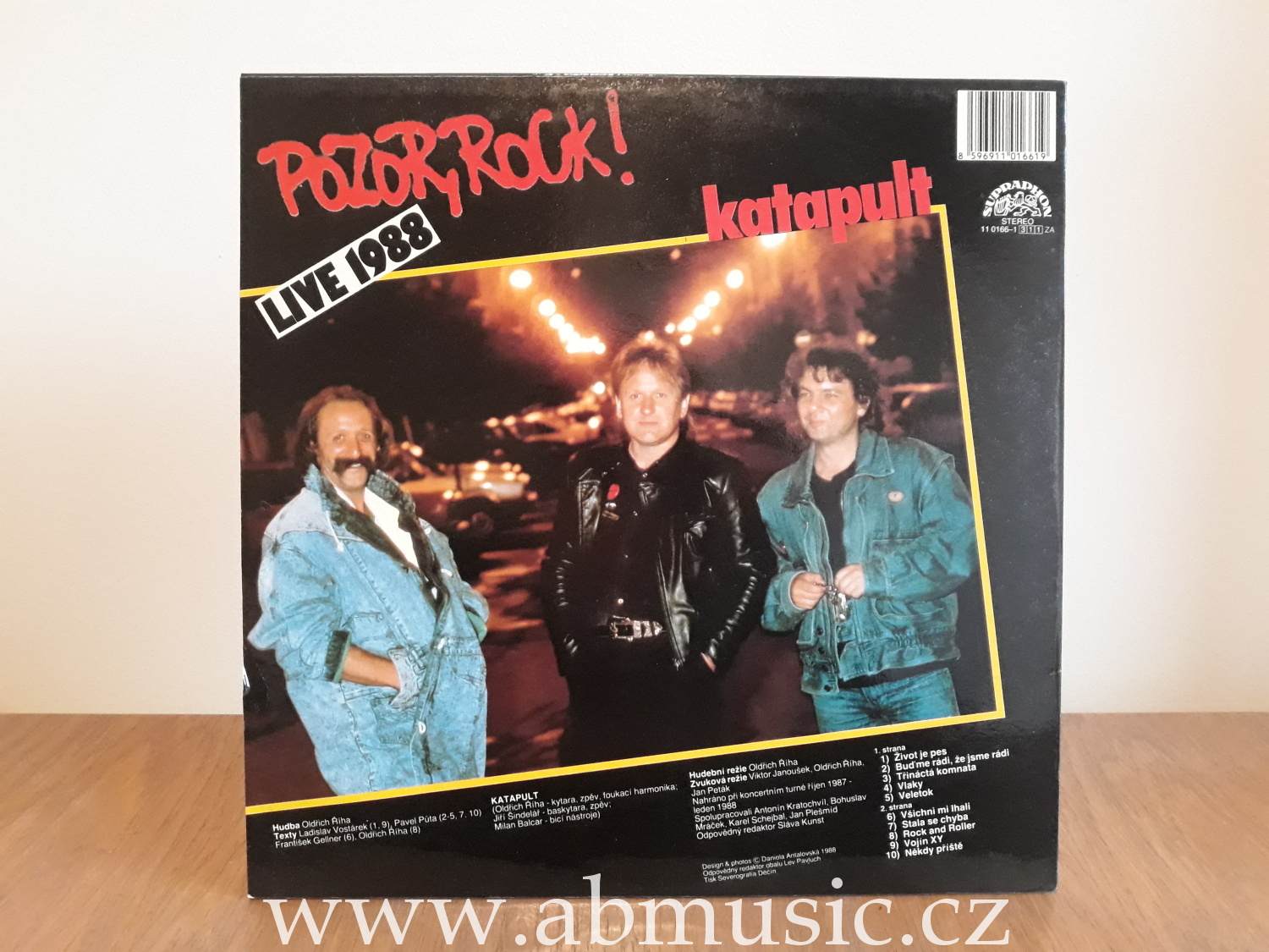 LP KATAPULT - POZOR , ROCK LIVE ! 1988